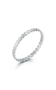 Ember Fine Jewelry | 14K White Gold Bubble Band Ring,商家Premium Outlets,价格¥1003