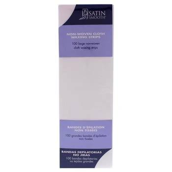 Satin Smooth | Non-woven Cloth Waxing Strips by Satin Smooth for Women - 100 Pack Strips,商家Premium Outlets,价格¥133