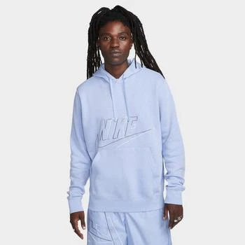 推荐Men's Nike Club Fleece+ Futura Fleece Pullover Hoodie商品