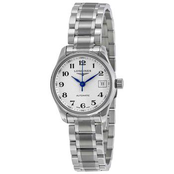 longines master, Longines | Master Automatic Silver Dial Ladies Watch L21284786商品图片 6.6折
