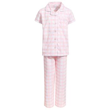 Charter Club | Girl's Mommy & Me Matching Notch Collar and Pant Gingham Set, Created for Macy's商品图片,3.8折