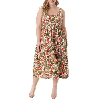 推荐Plus Size Cheryl Tiered Smocked-Back Dress商品