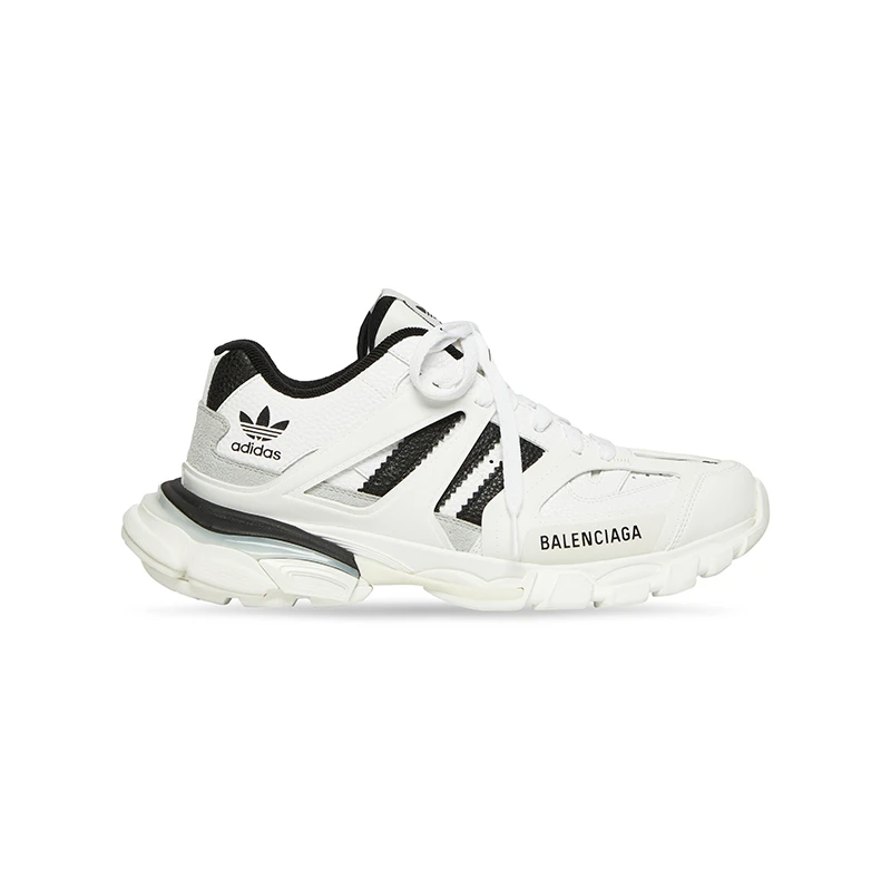 Balenciaga | 巴黎世家23新款 男黑白色聚氨酯联名款运动鞋 7.6折×额外9.8折, 包邮包税, 额外九八折