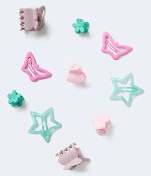 Aeropostale | Aeropostale Butterfly Snap & Claw Hair Clip 10-Pack 4.9折