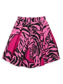 推荐Animal Print Virgin Wool & Silk Skirt商品