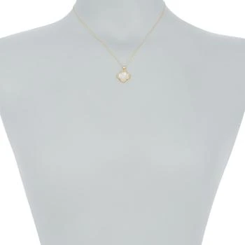 Adornia Pink Quatrefoil Necklace gold,价格$45.35
