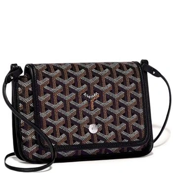 推荐Goyard Plumet Pocket Black Wallet商品