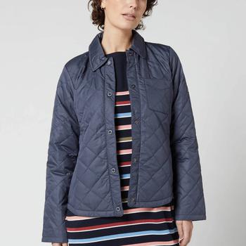 女士Barbour, Barbour | Barbour Women's Blue Caps Quilted Jacket - Summer Navy商品图片 6折