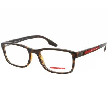 推荐Prada Sport Men's Eyeglasses - Havana Rectangular Full Rim Frame | 0PS 09OV 5811O1商品