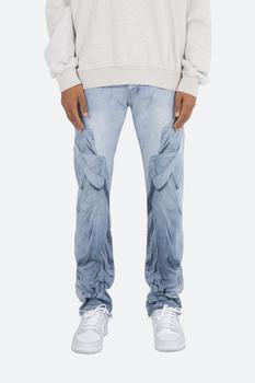 mnml牛仔裤, MNML | D206 Overlay Straight Denim - Blue商品图片 
