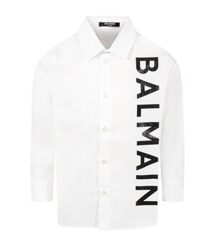 Balmain真假, Balmain | Balmain Kids Logo Printed Button-Up Shirt商品图片 7.7折起