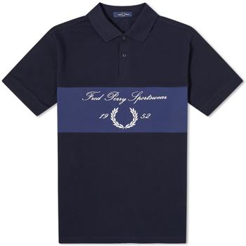 fred perry polo衣服, Fred Perry | Fred Perry Authentic Archive Branding Polo Navy商品图片 