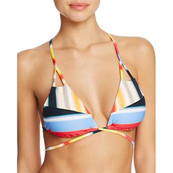 推荐Red Carter Womens Printed Criss-Cross Front Bikini Swim Top商品