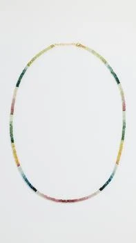 Jia Jia | 14k Light Rainbow Sapphire Necklace,商家Shopbop,价格¥4302