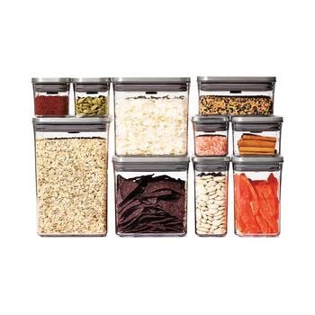 OXO | Steel Pop 12-Pc. Food Storage Container Set with Scoop & Labels,商家Macy's,价格¥1273