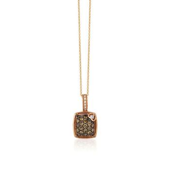 商品Le Vian | Ladies' Chocolate Diamonds Fashion Pendant in 14k Strawberry Gold,商家Jomashop,价格¥6071图片