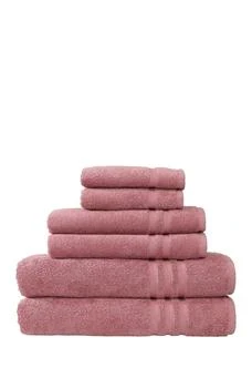 Linum Home Textiles | Denzi 6-Piece Towel Set - Tea Rose,商家Nordstrom Rack,价格¥369