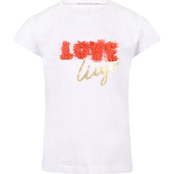 推荐Love applique logo t shirt in white商品