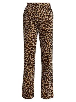 推荐Mini Boot Cheetah-Print Trousers商品