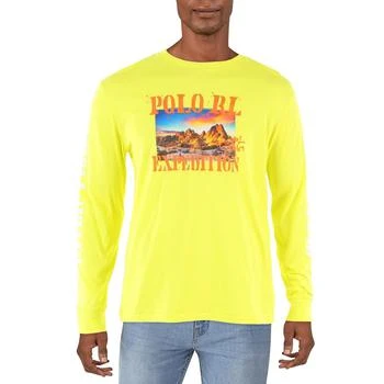 推荐Polo Ralph Lauren Mens Big & Tall Cotton Crewneck Graphic T-Shirt商品