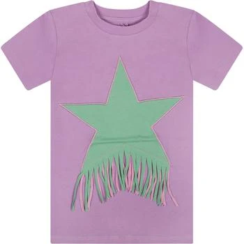 Stella McCartney | Purple Dress For Baby Girl With Star,商家Italist,价格¥873