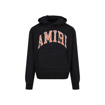 amiri卫衣真假, AMIRI | AMIRI  BANDANA APPLIQUE HOODIE SWEATSHIRT商品图片 7.6折