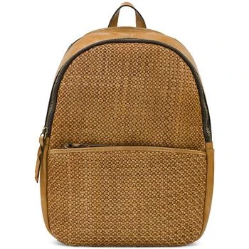 推荐Turi Woven Leather Medium Backpack商品