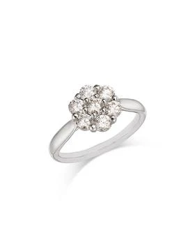 Bloomingdale's | Diamond Cluster Ring in 14K White Gold, 1.0 ct. t.w.,商家Bloomingdale's,价格¥49385