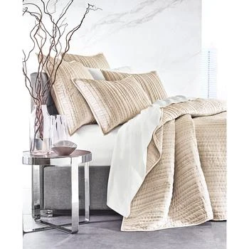 Hotel Collection | Variegated Stripe Velvet Coverlet, Full/Queen, Created for Macy's,商家Macy's,价格¥1562