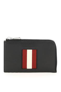 bally钱包腰包, Bally | Bally Logo Embossed Zip Around Wallet商品图片 7.4折