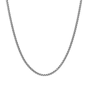 David Yurman | Sterling Silver Small Double Box Chain Necklace, 24",商家Bloomingdale's,价格¥2692