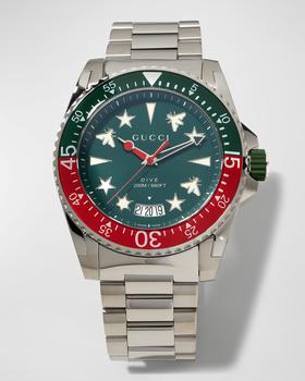 推荐Men's 45mm Dive Icon Bracelet Watch商品