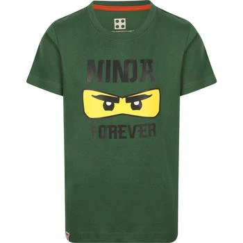 推荐Ninja forever print t shirt in green商品