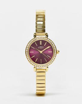 推荐Limit womens expanding bracelet watch in gold商品