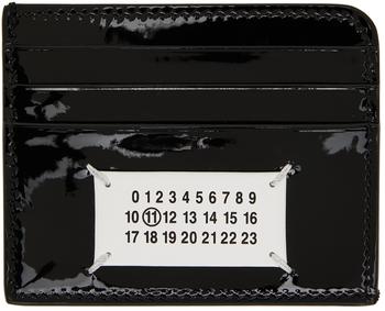 MAISON MARGIELA | Black Leather Card Holder商品图片,额外8.5折, 独家减免邮费, 额外八五折