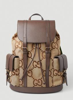 商品Jumbo GG Backpack in Beige图片