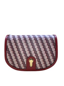 Bally单肩包, Bally | NEW Bally Clayn Ladies 6232448 Red Monogram Print Minibag MSRP商品图片 5.1折, 独家减免邮费