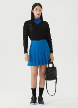 DESCENTE | 高球系列女性松紧带细节百褶裙优雅 DO32WFSK93-OBLG,商家Brilliant Fashion,价格¥922