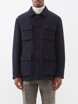 brunello cucinelli jacket, Brunello Cucinelli | Flap-pocket wool-twill jacket商品图片 