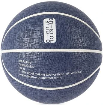 SSENSE Exclusive Navy Pebbled Basketball