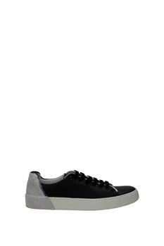 推荐Sneakers polo Leather Black White商品