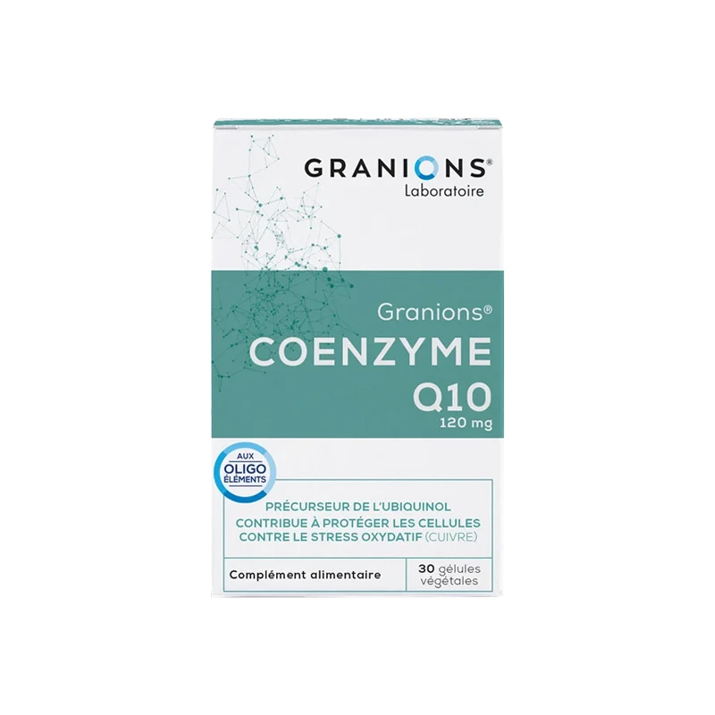 Granions | 格兰宁高浓度辅酶Q10软胶囊 30粒 心肌保护血管健康,商家VP FRANCE,价格¥203
