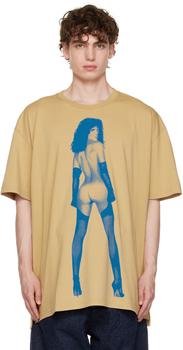 Vivienne Westwood | 黄褐色 Oversized Pin-Up T 恤商品图片,
