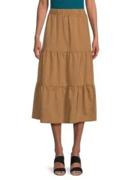 推荐Tiered Midi Skirt商品