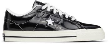 Converse | Black Patent One Star OX Sneakers商品图片,独家减免邮费