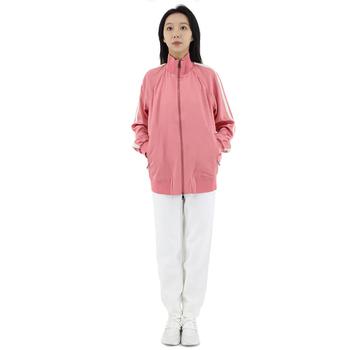 推荐Moncler Ladies Pink Satin Track Jacket, Brand Size 44 (Medium)商品