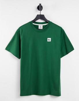 Lacoste patch logo t-shirt in green Exclusive at ASOS,价格$49.16