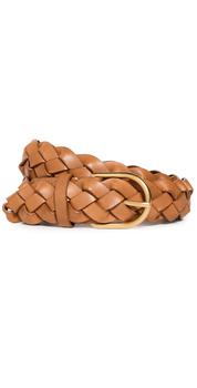Loeffler Randall推荐, Loeffler Randall | Loeffler Randall Carson Braided Leather Belt商品图片 