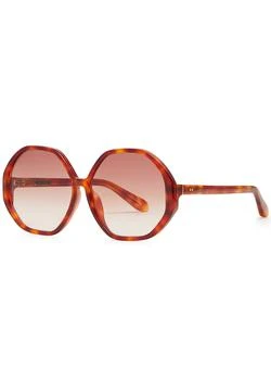 推荐Paloma oversized round-frame sunglasses商品