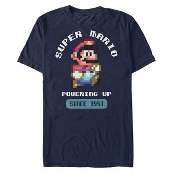 Nintendo | Nintendo Men's Super Mario Powering Up Since 1991 Short Sleeve T-Shirt商品图片,独家减免邮费
